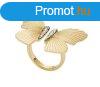 Fossil Gynyr aranyozott nyitott gyrs Butterflies JF0480