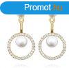 Silver Cat Bjos aranyozott flbeval cirknium kvekkel s 