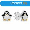 Brilio Silver Aranyos ezst flbeval Pingvin EA1110W