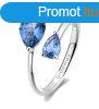 Brosway Ezst nyitott gyr Freedom Blue Fancy FCL113 52 mm