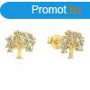 Brilio Silver Npszer aranyozott flbeval letfa EA348Y