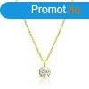 JVD Elegns aranyozott nyaklnc cirknium kvekkel SSSN0063X
