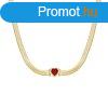Rosefield Aranyozott nyaklnc rubinnal Kgylnc JNSRG-J1004