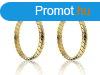 Marc Malone Elegns karika flbeval Stella Gold Earrings MC