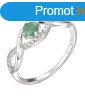 Brilio Silver Bjos ezst gyr smaragd kvel Precious Stone