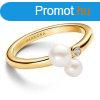 Pandora Aranyozott gyr valdi gyngykkel Timeless Shine 1
