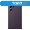 Leather Cover tok Samsung S24 Ultra szmra, dark violet - G