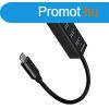 AXAGON HUE-M1C, 4x USB 3.2 Gen 1 MINI hub, fm, kbel USB-C 
