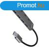 AXAGON HUE-MSA, 4x USB 3.2 Gen 1 SWITCH hub, fm, micro USB 