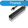 AXAGON HUE-SA7BP, 4x USB 3.0 ALU CHARGING hub, AC adapterrel