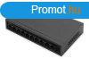 Digitus 8+2 Port FE PoE Switch Black