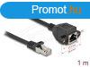 DeLock CAT6A S-FTP Patch Cable 1m Black