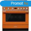 Smeg CPF9IPOR Portofino indukcis tzhely narancs 90cm