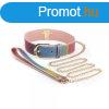 Spectra Bondage - Collar & Leash - Rainbow