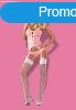 Bunny suit 4 pcs costume pink S/M