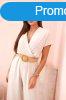 Elegns jumpsuit dekoratv vvel, modell 5877 vilgos bzs