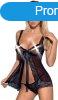 Obsessive Amanta babydoll fekete L-XL