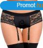 Bad Kitty Strap-On Lace Panties with Suspender 2493608 Black
