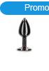 Taboom Butt Plug With Diamond Jewel Black S