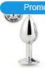 Dream Toys Gleaming Love Plug Silver Small