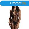 Le Dsir Criss Cross Neck Bodystocking Black