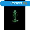 Ouch! Glow in the Dark Glass Butt Plug Small