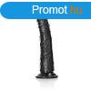 RealRock Slim sticky realistic dildo 15.5 cm black
