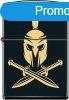 Zippo benzines ngyjt Helmet with Crossed Swords, fekete