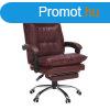 Textilbr irodai szk, lbtartval, burgundi - COMFORT - But