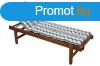 Matrac napozgyhoz, cskos, pamut, fehr - kk, 60x180 cm -
