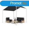 Blumfeldt La Rochelle Gazebo, ferde tet, UV 50+, alumnium 