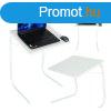 Laptop asztal sszecsukhat 52 x 40 cm fehr