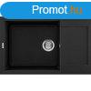 Elleci Easy 310 grnit mosogat medence Full Black