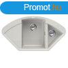 Elleci Easy CORNER grnit mosogat medence Bianco
