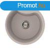 Elleci Ego ROUND grnit mosogat medence Aluminium