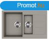 Evido Cubo 6S Compact grnit mosogat 800x500mm platina 4420