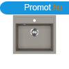 Evido Quadro 6 grnit mosogat egymedencs 562x510mm platina