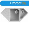 Elleci Ego CORNER Grnit Sarok Mosogat M79 aluminium