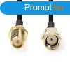 Nedis CSGL02210BK10 SMA kbel, RP SMA frfi, RP SMA ni, Ara