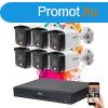 Dahua 6 biztonsgi kamers IP kamera rendszer 8MP sznes js