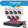Dahua 7 dome biztonsgi kamers IP kamera rendszer 8MP szne