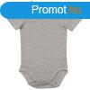Babybugz Rvid ujj csecsem body - Szrke melrozott | 3-6 