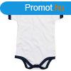 Babybugz Ktszn rvid ujj gyerek body - Fehr / sttkk 