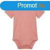 Babybugz Rvid ujj csecsem body - Dusty rose | 12-18 hnap