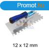 Bautool fogazott glettvas gumrozott soft nyl 1212 mm 280