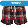SF (Skinnifit) Ni flanel pizsama rvidnadrg - Piros / st
