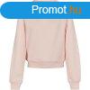 Build Your Brand Ni kapucnis crop top pulver - Rzsaszn |