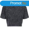 Build Your Brand Ni crop top pl Acid Washed - Sttszrke