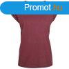 Build Your Brand Laza ni pl felhajtott ujjakkal - Cherry 