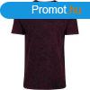 Build Your Brand Frfi pl Acid Washed - Berry / fekete | S